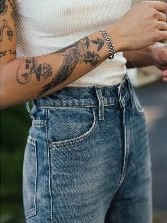 Imogene + Willie Sophie Weston High-Rise Straight Leg Women's Jeans - 27 - Picture 2 of 8